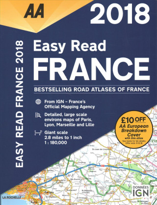 AA Easy Read Atlas France