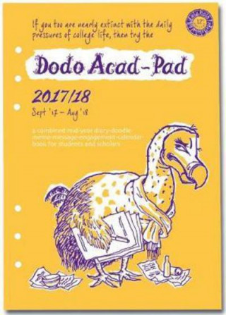 Dodo Acad-Pad 2017-2018 Filofax-Compatible A5 Organiser Diary Refill, Mid Year / Academic Year, Week to View