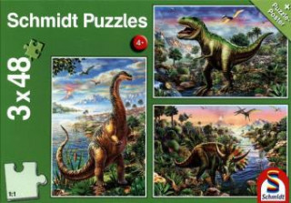 Abenteuer mit den Dinosauriern (Kinderpuzzle)