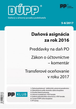 DUPP 5-6/2017 Daňová asignácia za rok 2016