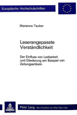 Leserangepasste Verstaendlichkeit