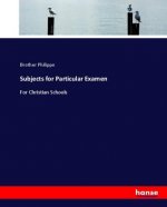 Subjects for Particular Examen