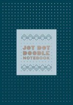 Jot Dot Doodle Notebook (Blue and Silver)