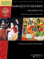BAROQUE TO MODERN INTERMEDIATE