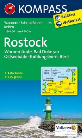 Rostock - Warnemünde - Bad Doberan 1:50 000