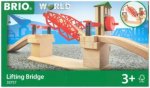 BRIO World 33757 Hebebrücke - Eisenbahnzubehör für die BRIO Holzeisenbahn - Kleinkinderspielzeug empfohlen für Kinder ab 3 Jahren