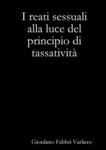 I Reati Sessuali Alla Luce Del Principio Di Tassativita