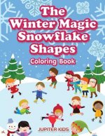Winter Magic Snowflake Shapes Coloring Book