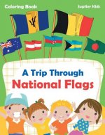 Trip Through National Flags Coloring Book