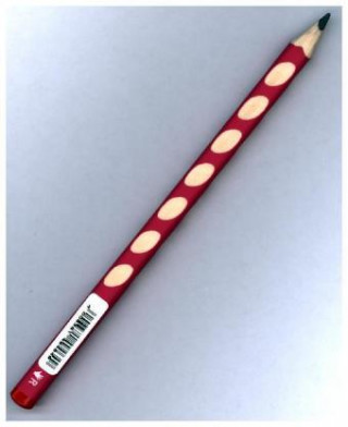 Ergonomischer Dreikant-Bleistift für Rechtshänder - STABILO EASYgraph in pink - Einzelstift - Härtegrad HB