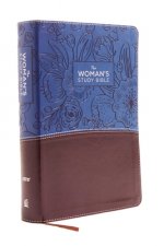 NIV, the Woman's Study Bible, Imitation Leather, Blue/Brown, Full-Color: Receiving God's Truth for Balance, Hope, and Transformation