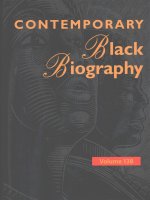 Contemporary Black Biography: Profiles from the International Black Community