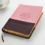 KJV LP LUX-LEATHER BROWN/PINK