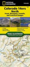 MAP-COLORADO 14ERS NORTH SAWAT