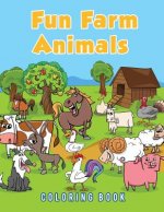 Fun Farm Animals Coloring Book