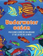 Ocean Underwater poissons livre de coloriage et de la vie de la mer