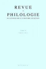 REVUE DE PHILOLOGIE DE LITTERA
