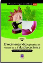 El régimen jurídico aplicable a los residuos de la industria cerámica