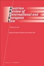 Austrian Review of International and European Law, Volume 19 (2014)