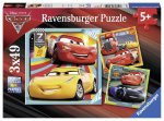 Disney Cars: Bunte Flitzer. Puzzle 3 x 49 Teile