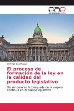 El proceso de formación de la ley en la calidad del producto legislativo