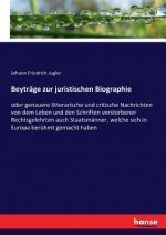 Beytrage zur juristischen Biographie