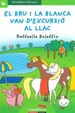 El Bru i la Blanca van d'excursió al llac