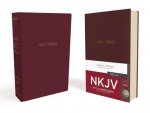 NKJV, Gift and Award Bible, Leather-Look, Burgundy, Red Letter, Comfort Print