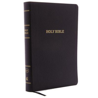 KJV Holy Bible, Giant Print Center-Column Reference Bible, Black Bonded Leather, 53,000 Cross References,  Red Letter, Comfort Print: King James Versi