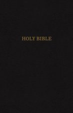 KJV, Thinline Reference Bible, Leather-Look, Black, Red Letter, Comfort Print