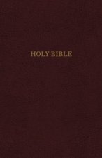 KJV, Thinline Reference Bible, Leather-Look, Burgundy, Red Letter, Comfort Print