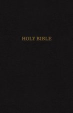 KJV Holy Bible: Thinline Center-Column Reference Bible, Black Bonded Leather, Red Letter, Comfort Print