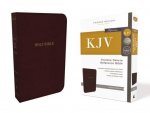 KJV, Deluxe Thinline Reference Bible, Leathersoft, Burgundy, Red Letter, Comfort Print