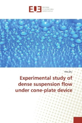 Experimental study of dense suspension flow under cone-plate device
