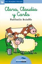 Clara, Claudia y Carla (letra cursiva)