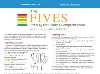 The Fives Strategy for Reading Comprehension Quick Reference Guide