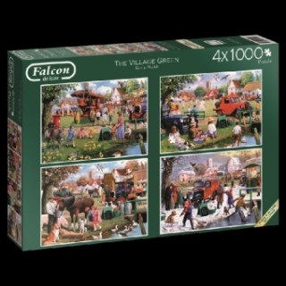 The Village Green - 4x 1000 Teile Puzzle