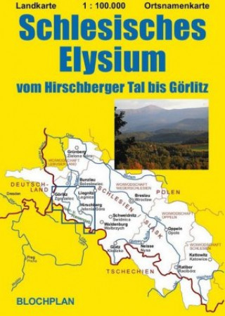Landkarte Schlesisches Elysium 1:100 000