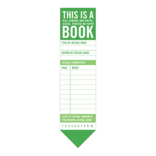 Knock Knock This is a Book Bookmark Pad