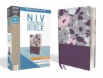 NIV, Thinline Bible, Compact, Imitation Leather, Purple, Red Letter Edition