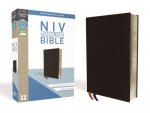 NIV, Thinline Bible, Bonded Leather, Black, Red Letter Edition