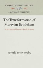 Transformation of Moravian Bethlehem