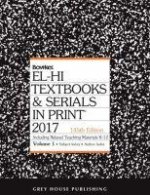 EL-HI Textbooks and Serials in Print 2 Volume Set, 2017