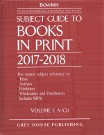 Subject Guide to Books in Print - 6 Volume Set, 2017/18