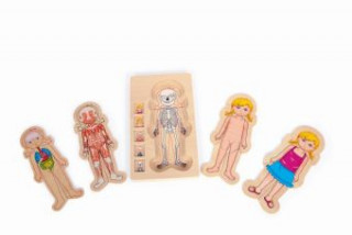 Holzpuzzle Anatomie Mädchen (Kinderpuzzle)