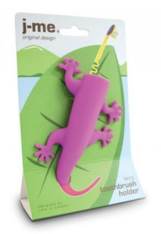 Zahnbürstenhalter - Larry the Lizard - purple