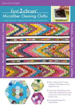 Fast2clean Hexa-Go-Go Quilt Microfiber Cleaning Cloths