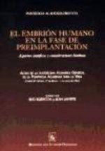 El embrión humano en la fase de preimplantación : Aspectos científicos y consideraciones bioéticas : Actas de la duodécima Asamblea General de la Pont