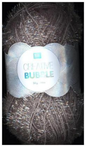Spülschwammgarn Creative Bubble Silber