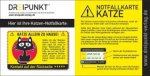 Notfallkarte 'Katze'